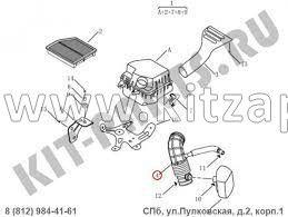 ПАТРУБОК ВОЗДУШНОГО ФИЛЬТРА Geely Emgrand X7 NL4 1016019089